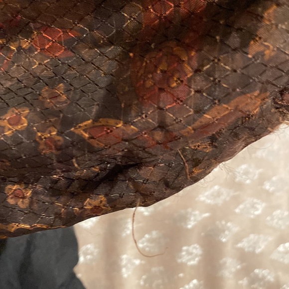 Vintage Lavon Foral Brocaade Lightweight Jacket Size PS - Picture 13 of 13